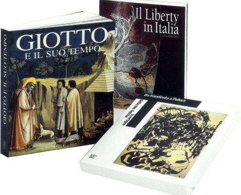 Alcuni libri d'arte del Gruppo Editoriale Motta.
