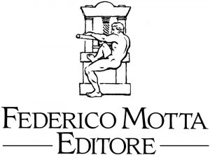 Il torcoliere, storico logo della Cliché Motta e poi della Federico Motta Editore