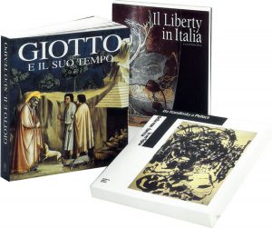 Alcuni libri d'arte del Gruppo Editoriale Motta.